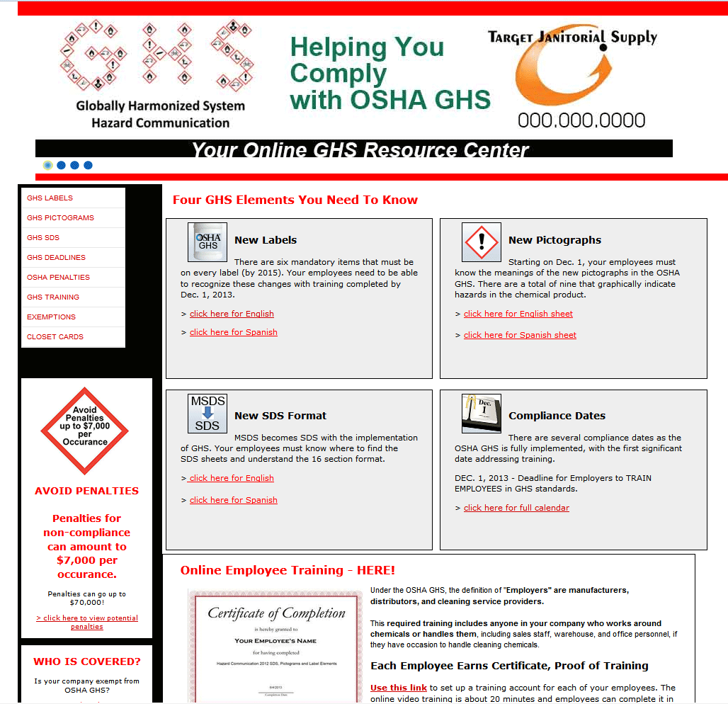GHS-Compliance-Website